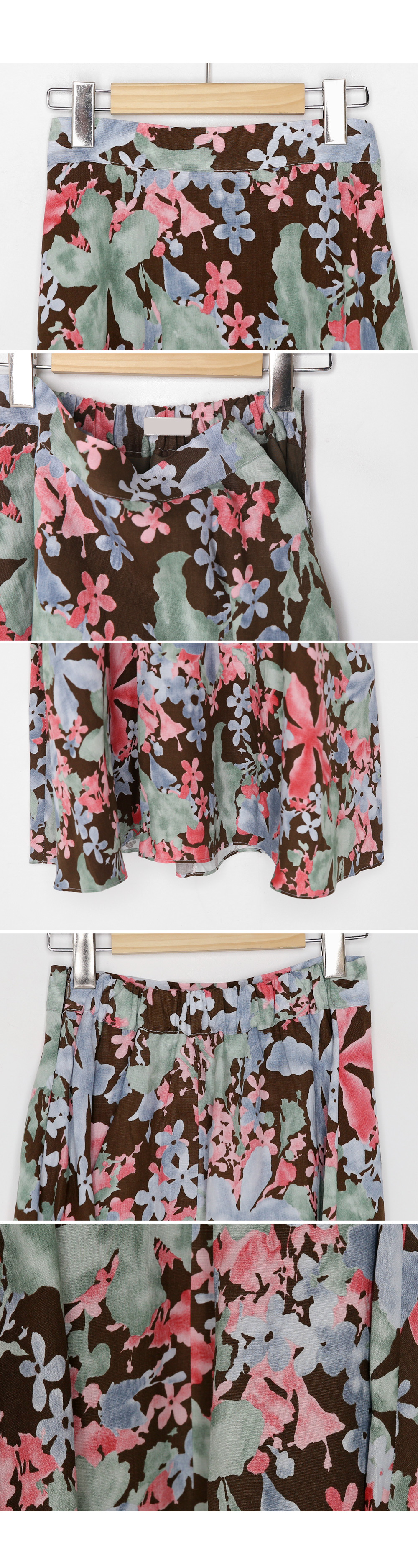 フローラルAラインロングスカート・全2色 | DHOLIC PLUS | 詳細画像6