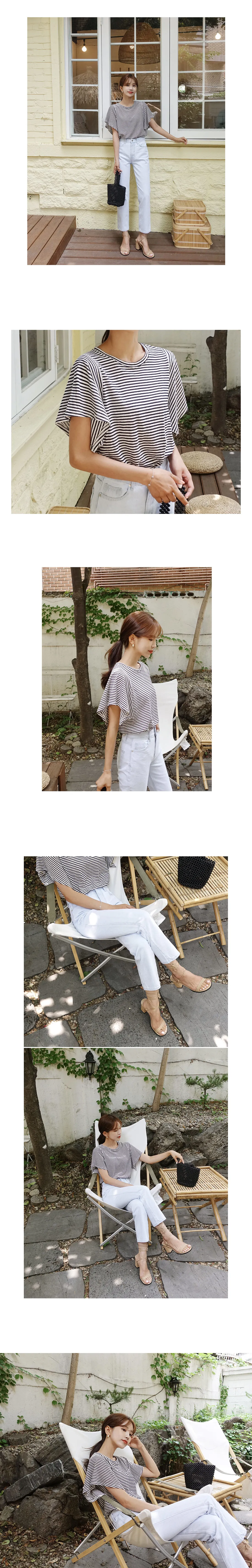 2TYPEフレアスリーブTシャツ・全4色 | DHOLIC | 詳細画像5