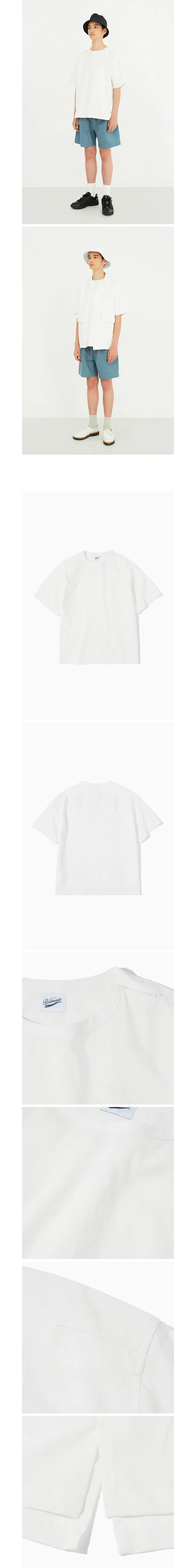 ジッパーディテールTシャツ(ホワイト) | 詳細画像3