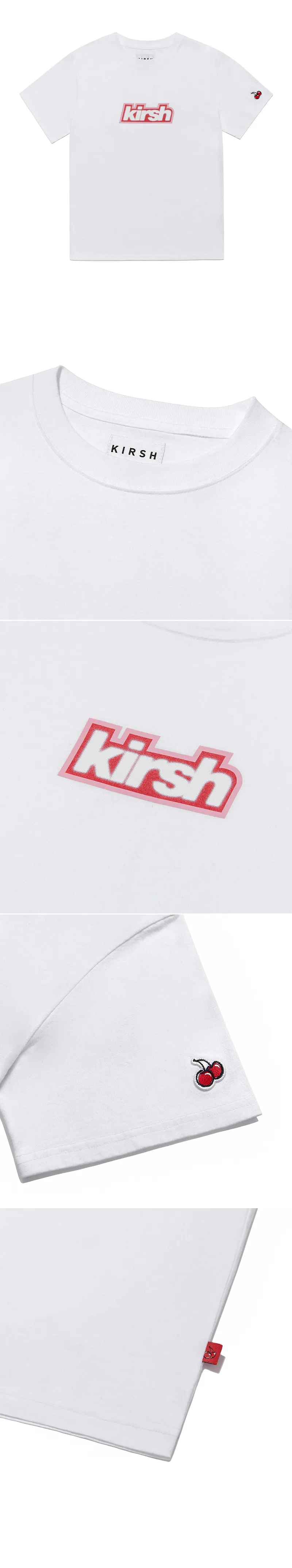 kirshロゴプリントTシャツ(ホワイト) | 詳細画像5