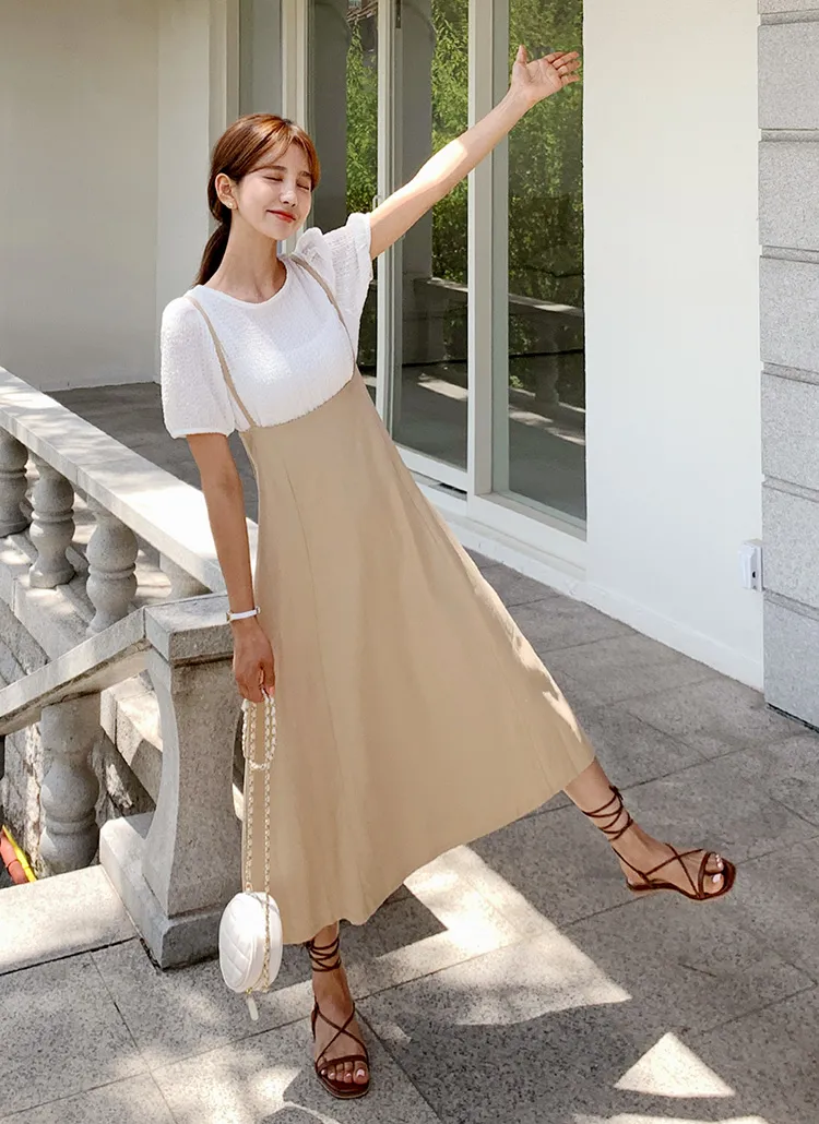 2WAYサスペンダーワンピース・全3色 | レディースファッション通販 