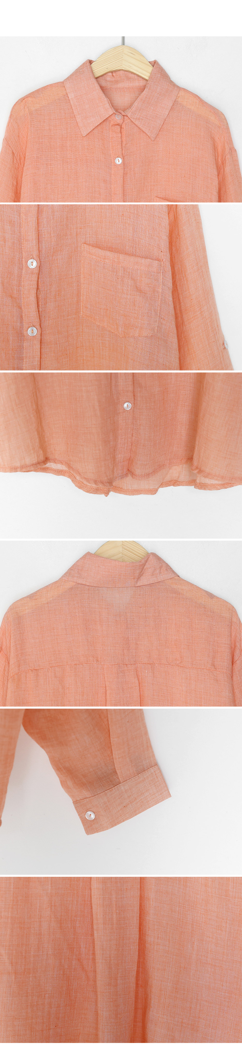 コットンシアーポケットシャツ・全3色 | DHOLIC | 詳細画像5