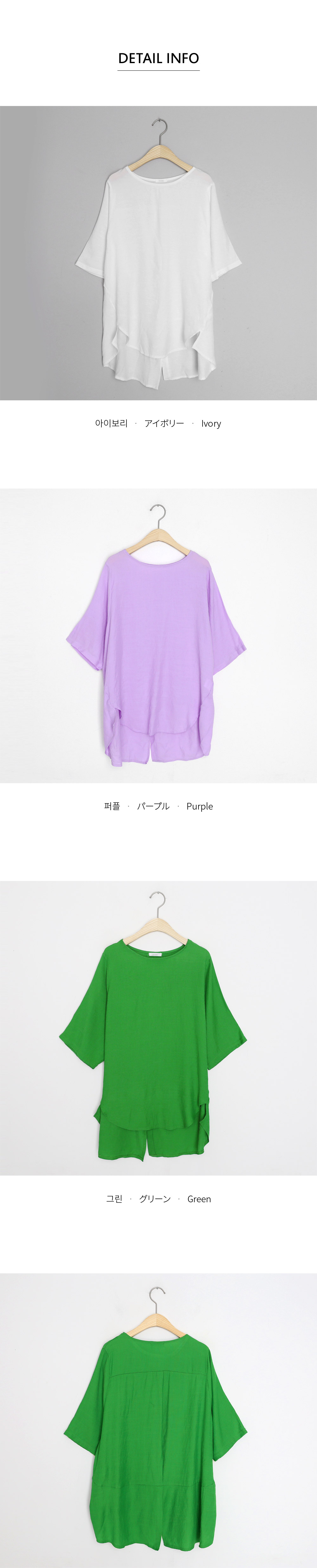 バックスリットアンバランスヘムTシャツ・全3色 | DHOLIC PLUS | 詳細画像6
