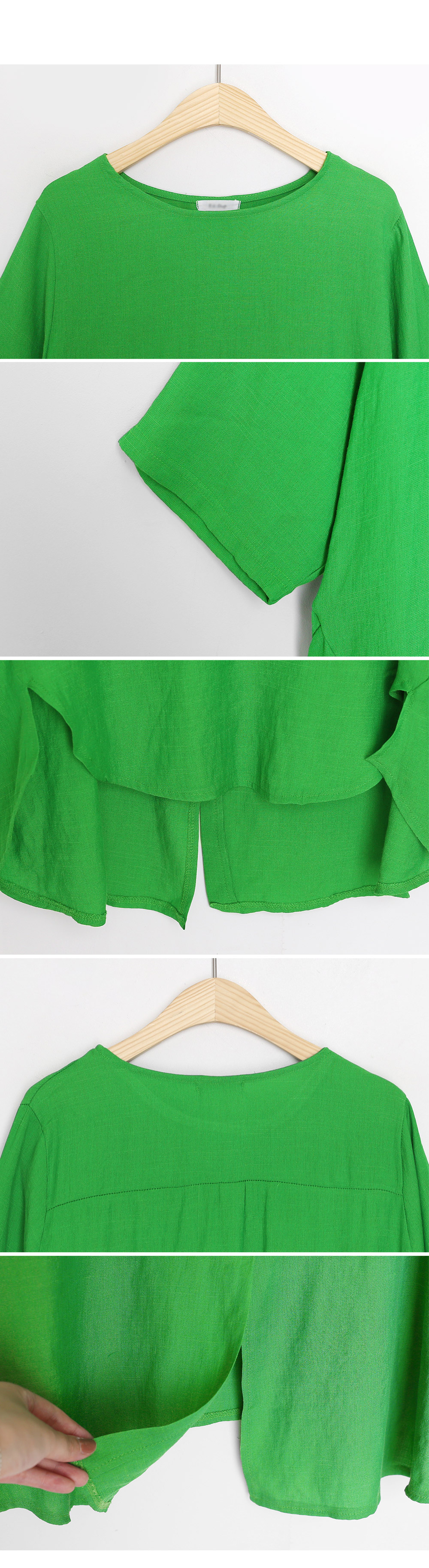 バックスリットアンバランスヘムTシャツ・全3色 | DHOLIC PLUS | 詳細画像7