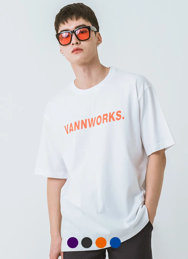 VAN WORKSフロントロゴ半袖Tシャツ | 詳細画像1