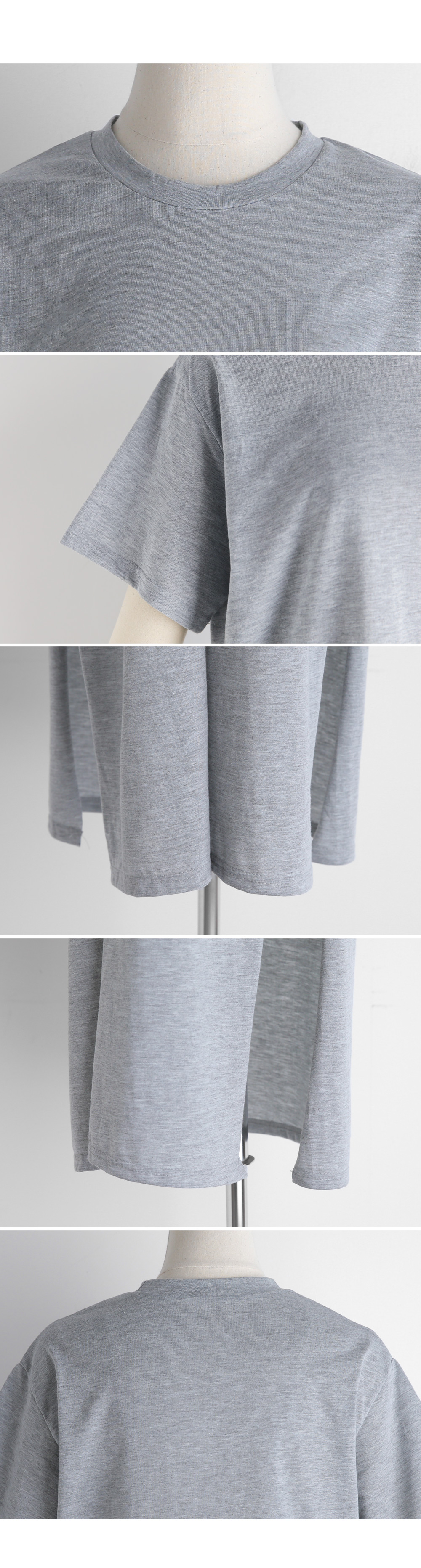ディープスリットロング半袖Tシャツ・全3色 | DHOLIC | 詳細画像7