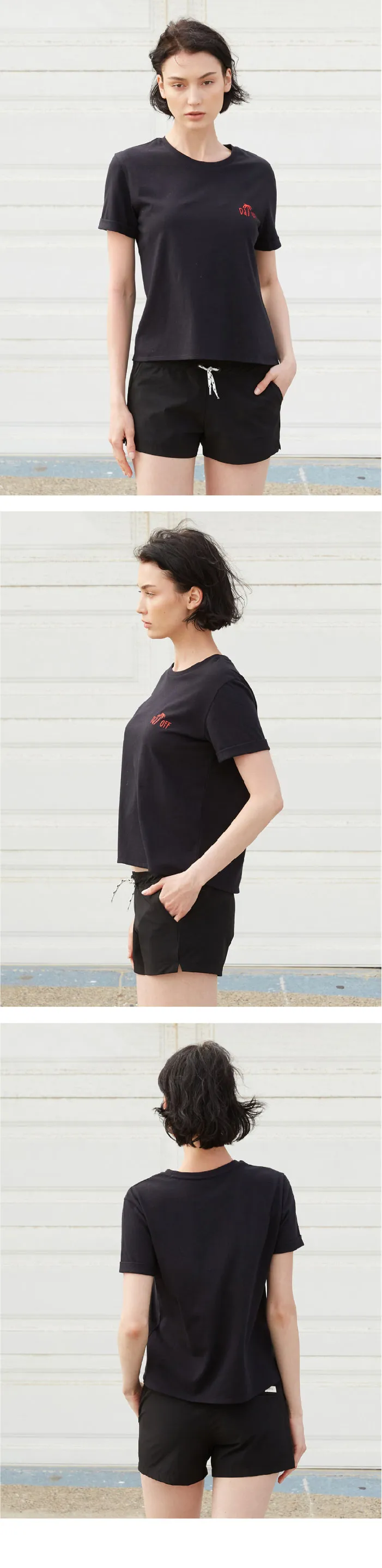 ロールアップパームツリー半袖Tシャツ(ブラック) | 詳細画像2
