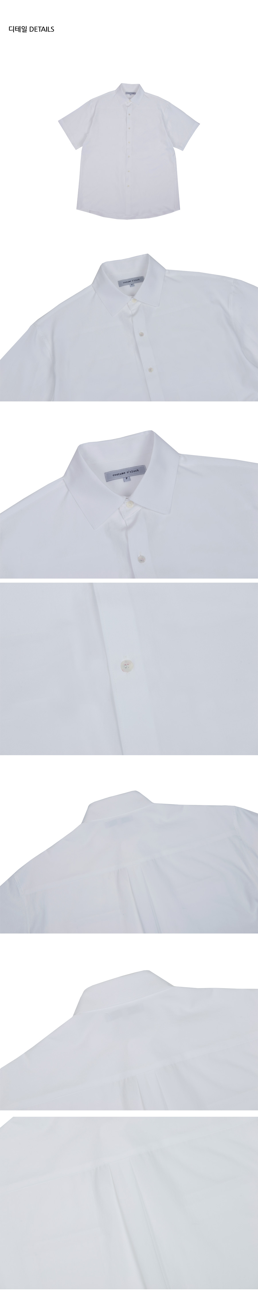 半袖ソフトオーバーシャツ(ホワイト) | 詳細画像4