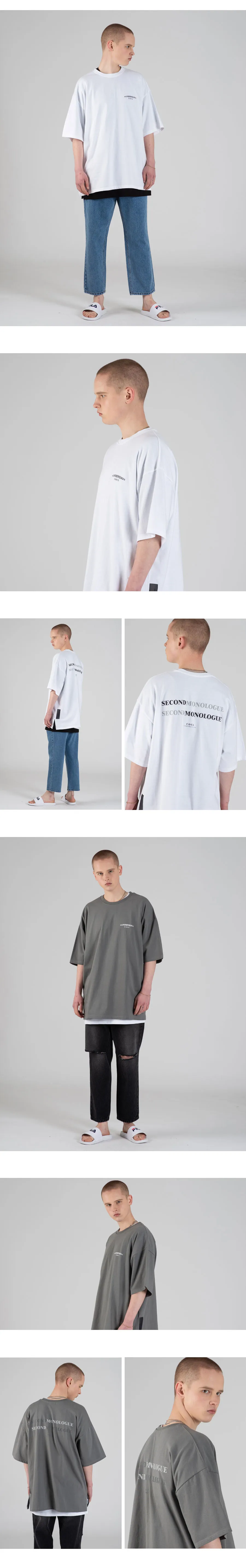 ダブルSECONDロゴTシャツ(ホワイト) | 詳細画像3