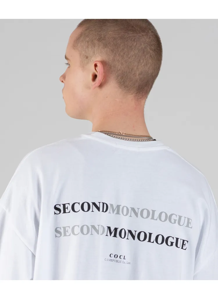 ダブルSECONDロゴTシャツ(ホワイト) | 詳細画像1