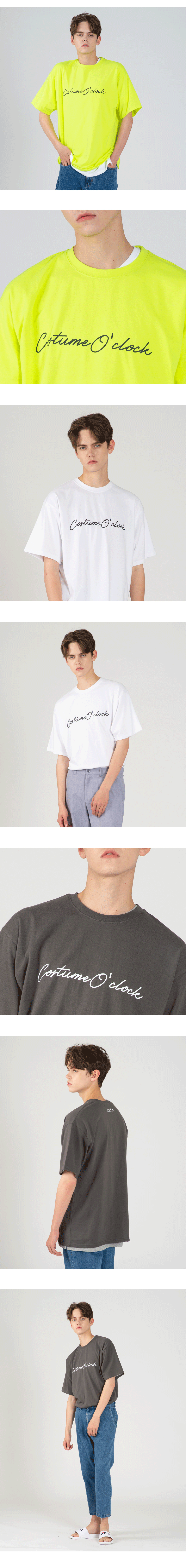 CURSIVE半袖Tシャツ(ネオン) | 詳細画像4