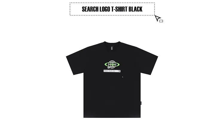サーチロゴTシャツ(ブラック) | 詳細画像3