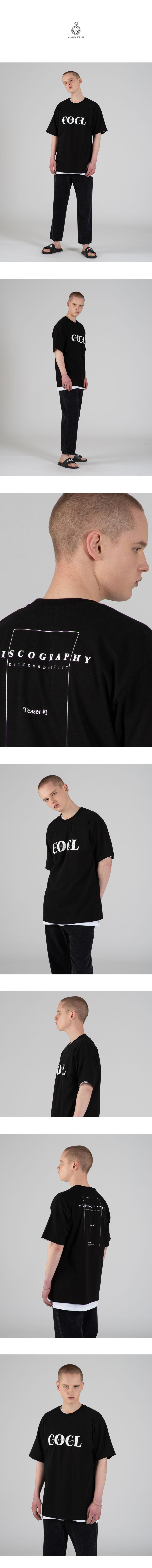 COCL DISCOGRAPHY半袖Tシャツ(ブラック) | 詳細画像2