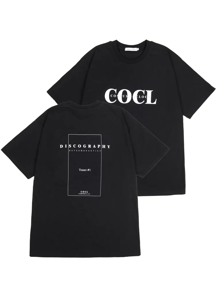 COCL DISCOGRAPHY半袖Tシャツ(ブラック) | 詳細画像1