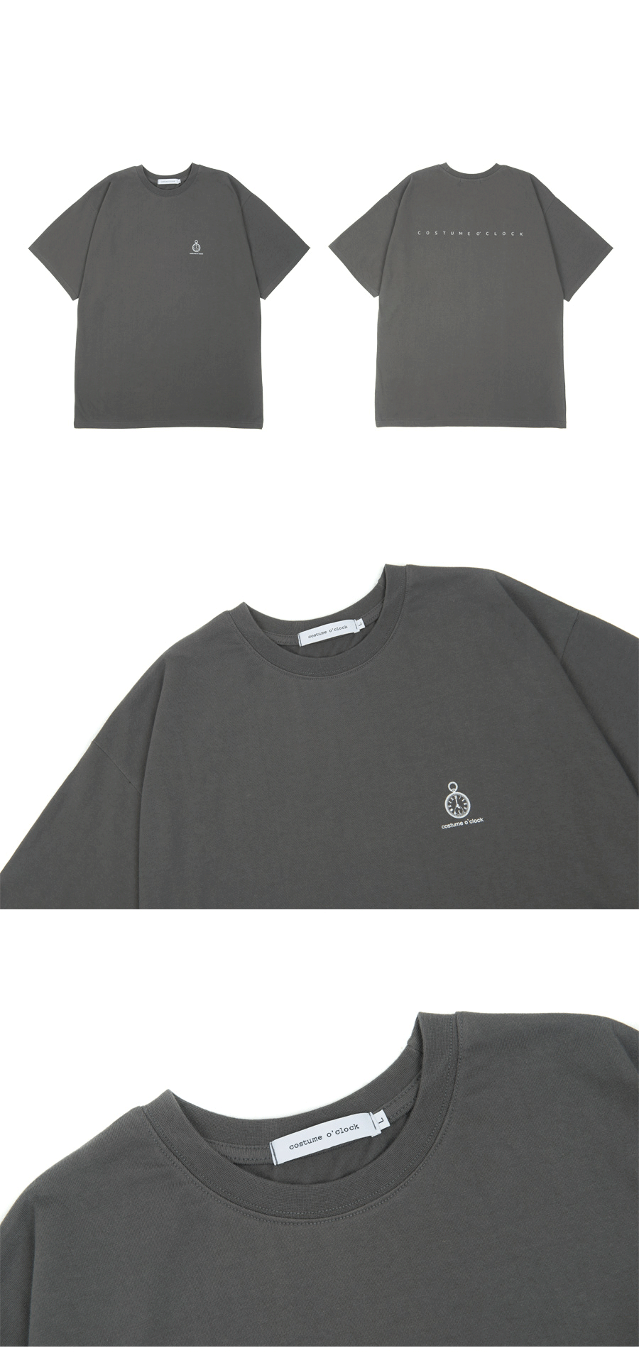 WATCHロゴ半袖Tシャツ(ダークグレー) | 詳細画像5