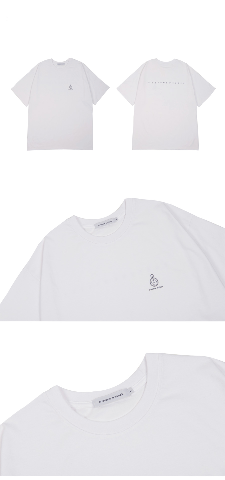 WATCHロゴ半袖Tシャツ(ホワイト) | 詳細画像5