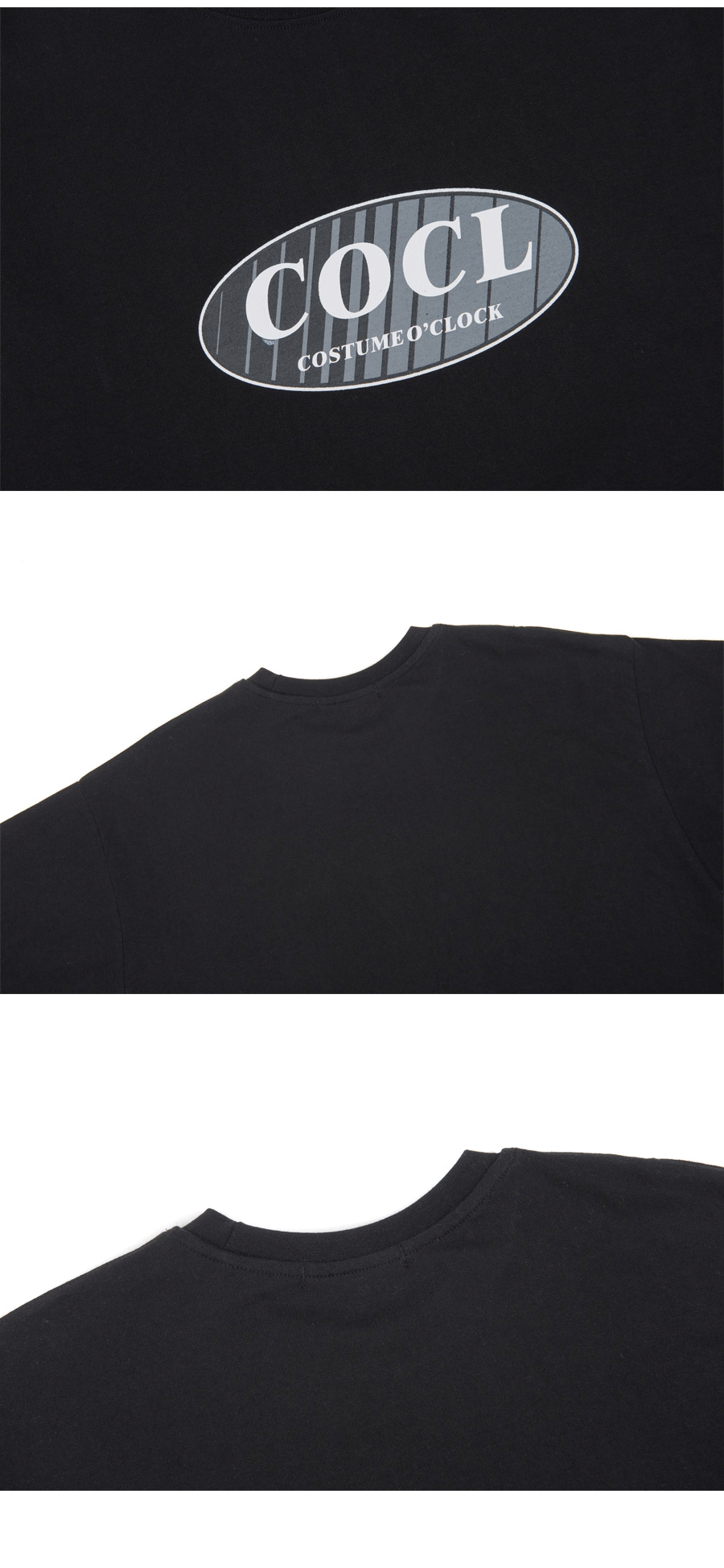 COCLダイアゴナルロゴ半袖Tシャツ(ブラック) | 詳細画像5