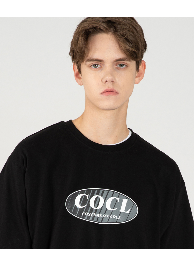 COCLダイアゴナルロゴ半袖Tシャツ(ブラック) | 詳細画像1