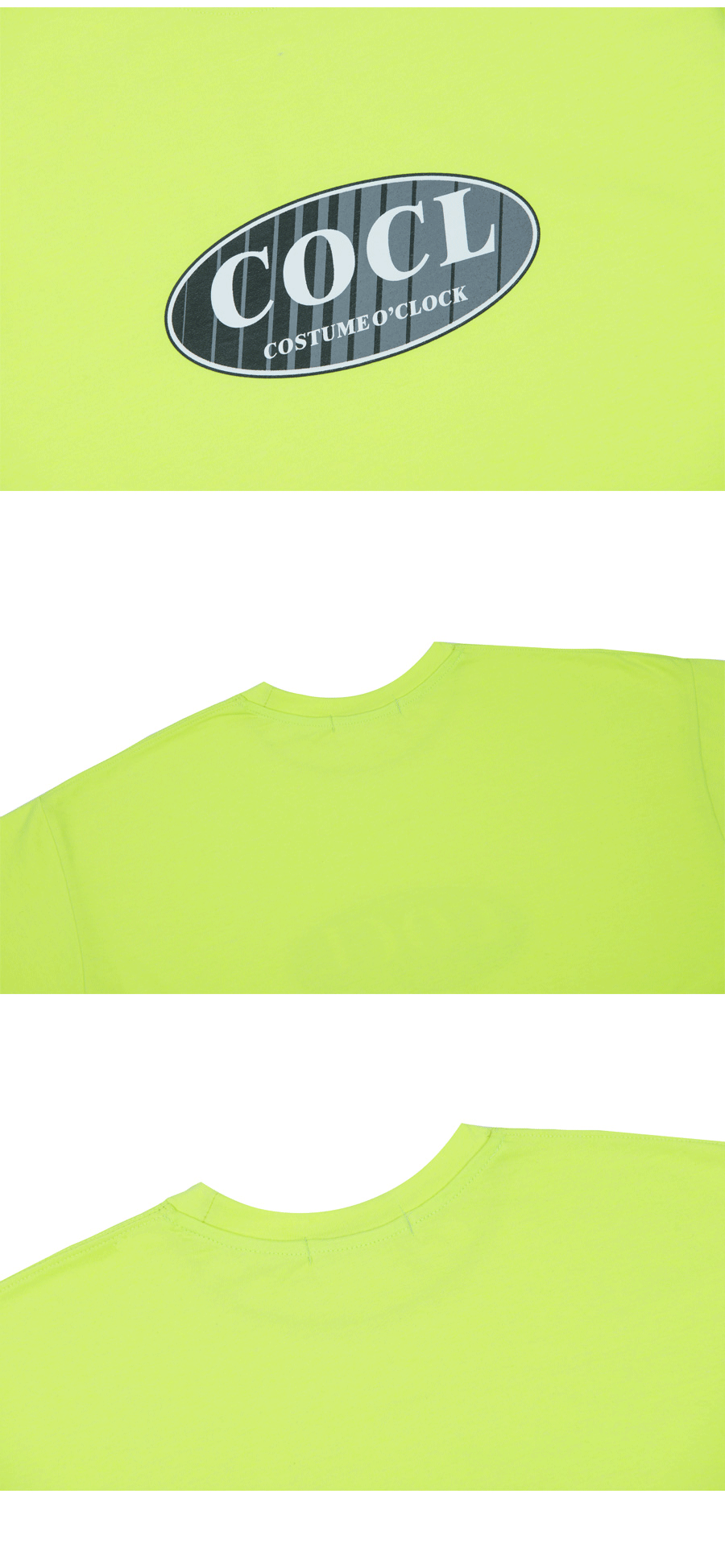 COCLダイアゴナルロゴ半袖Tシャツ(ネオン) | 詳細画像5