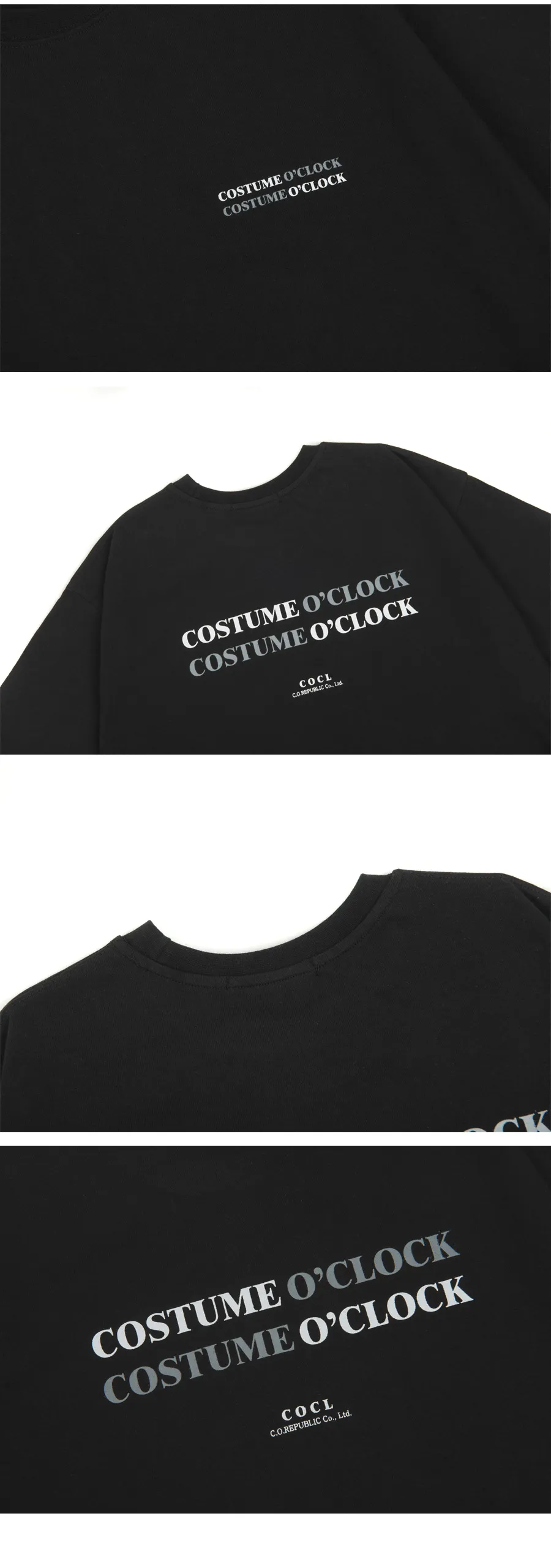 ダブルCOSTUMEロゴTシャツ(ブラック) | 詳細画像6