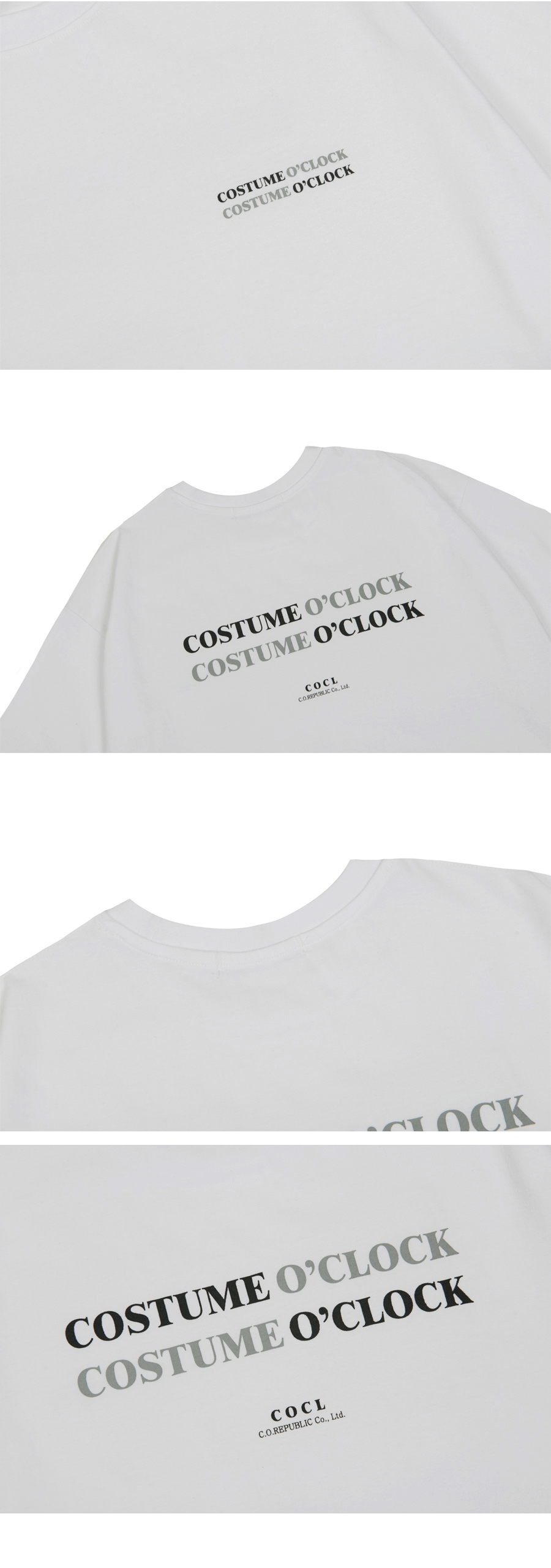 ダブルCOSTUMEロゴTシャツ(ホワイト) | 詳細画像6