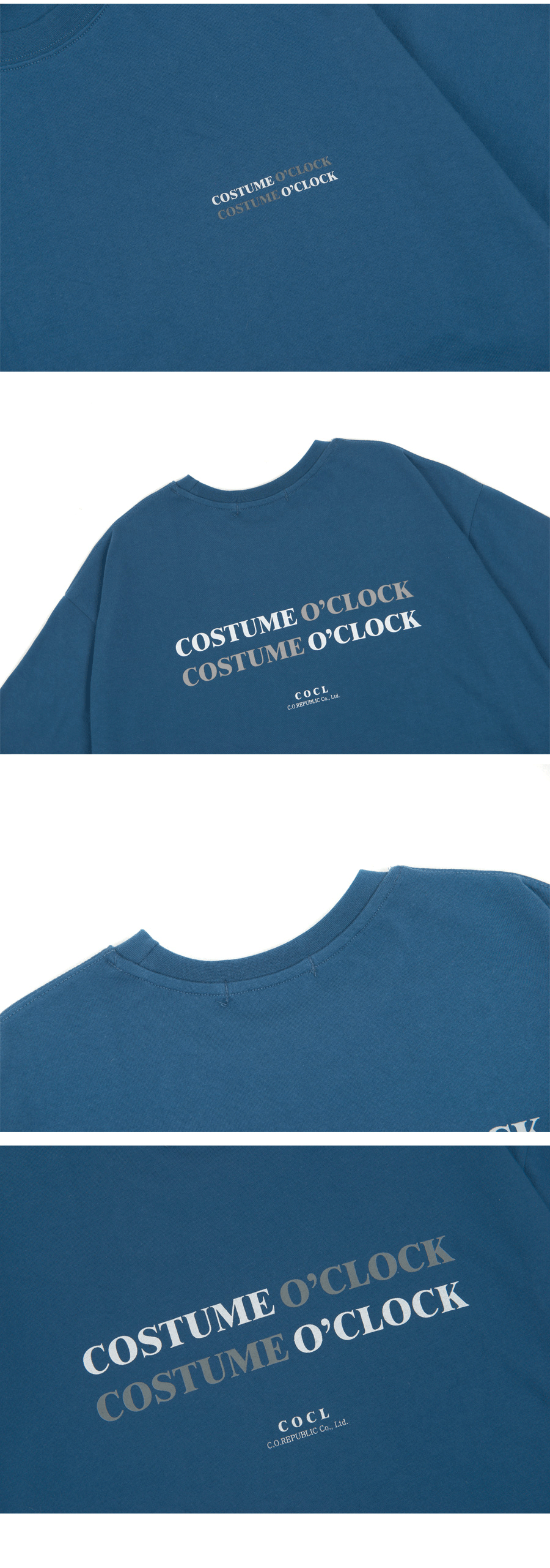 ダブルCOSTUMEロゴTシャツ(ダークブルー) | 詳細画像6