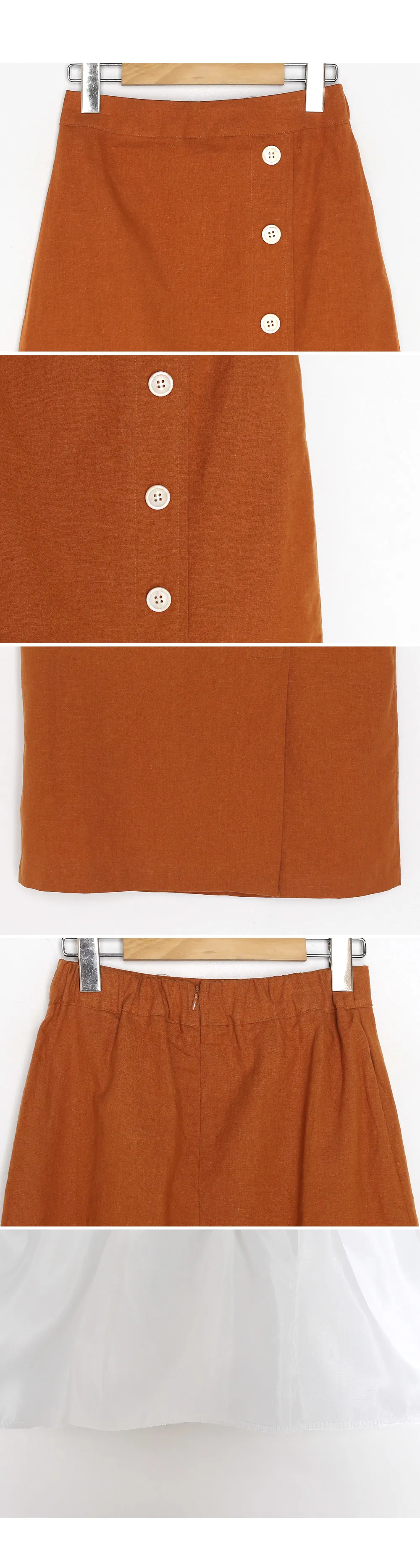 ボタンスリットロングスカート・全2色 | DHOLIC | 詳細画像9