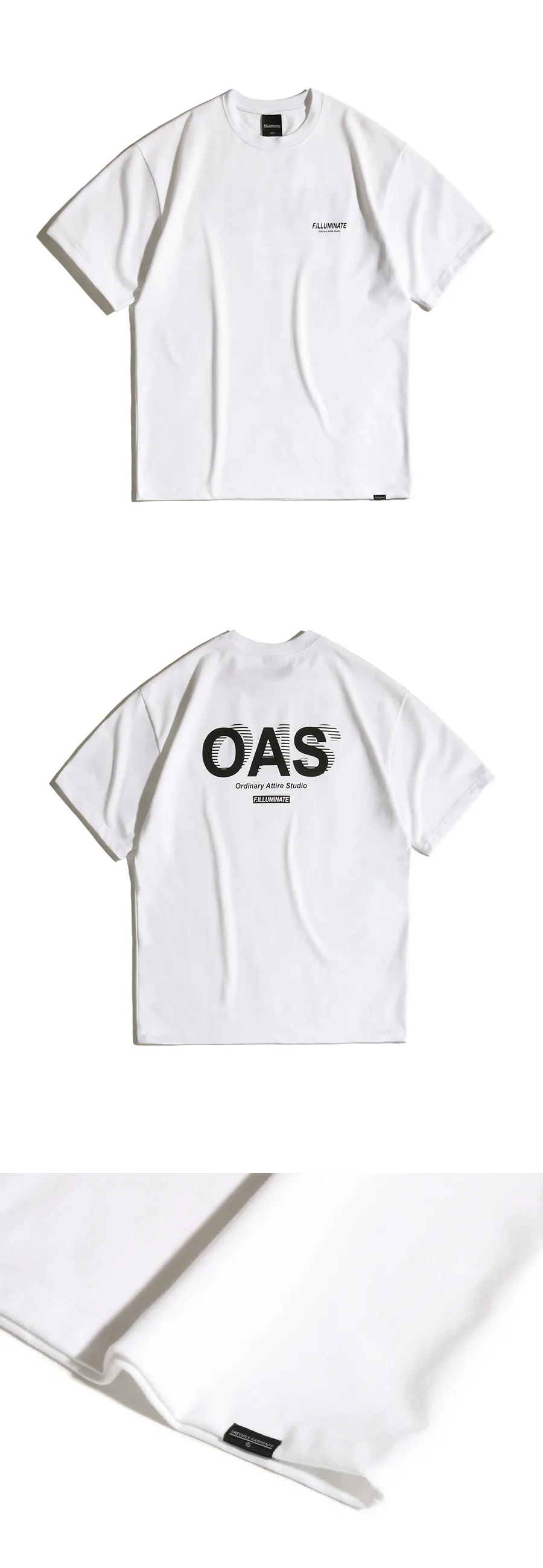 OASバックロゴTシャツ(アイボリー) | 詳細画像8