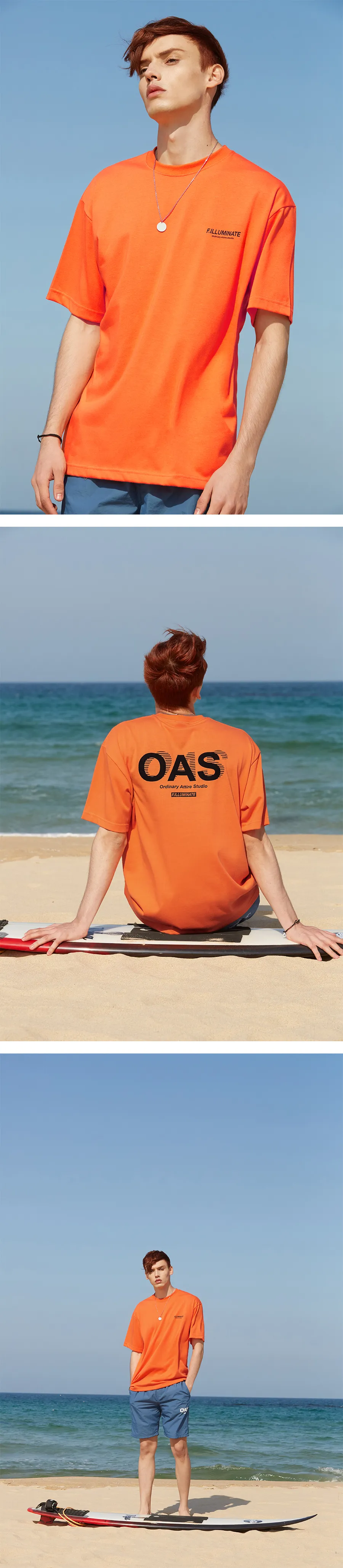 OASバックロゴTシャツ(オレンジ) | 詳細画像6