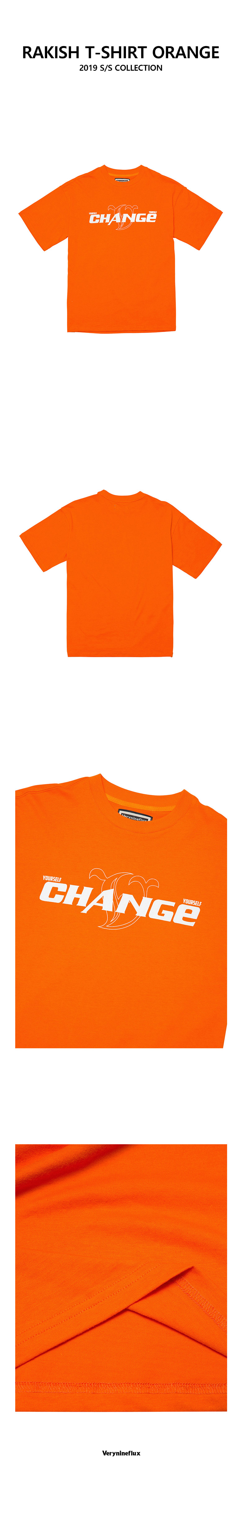 CHANGEワンポイントTシャツ(ORANGE) | 詳細画像3