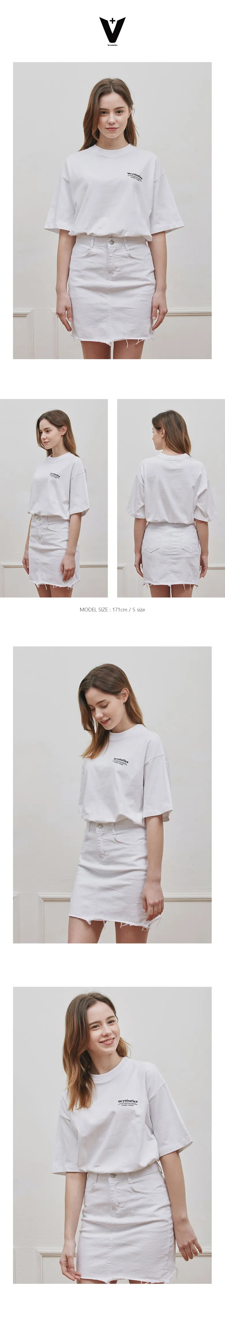 ミニレタリングTシャツ(WHITE) | 詳細画像2
