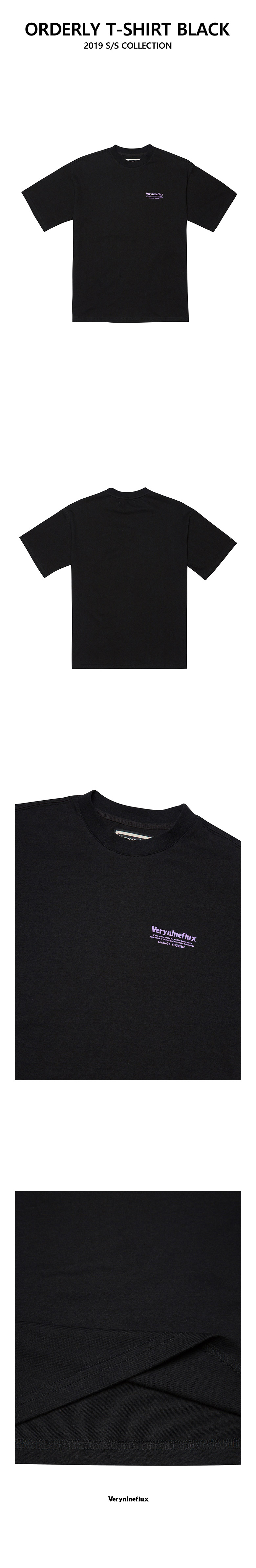 ミニレタリングTシャツ(BLACK) | 詳細画像3