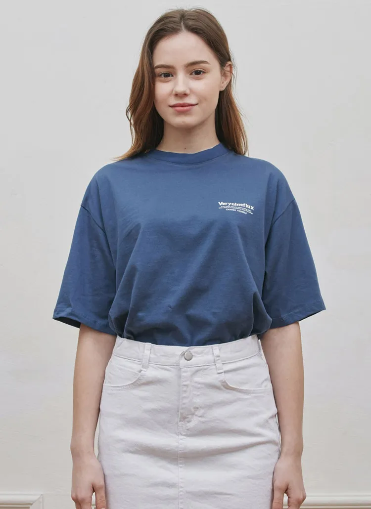 ミニレタリングTシャツ(NAVY) | 詳細画像1