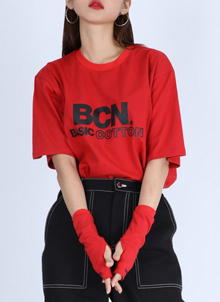 BCNビッグロゴTシャツ(レッド) | 詳細画像1