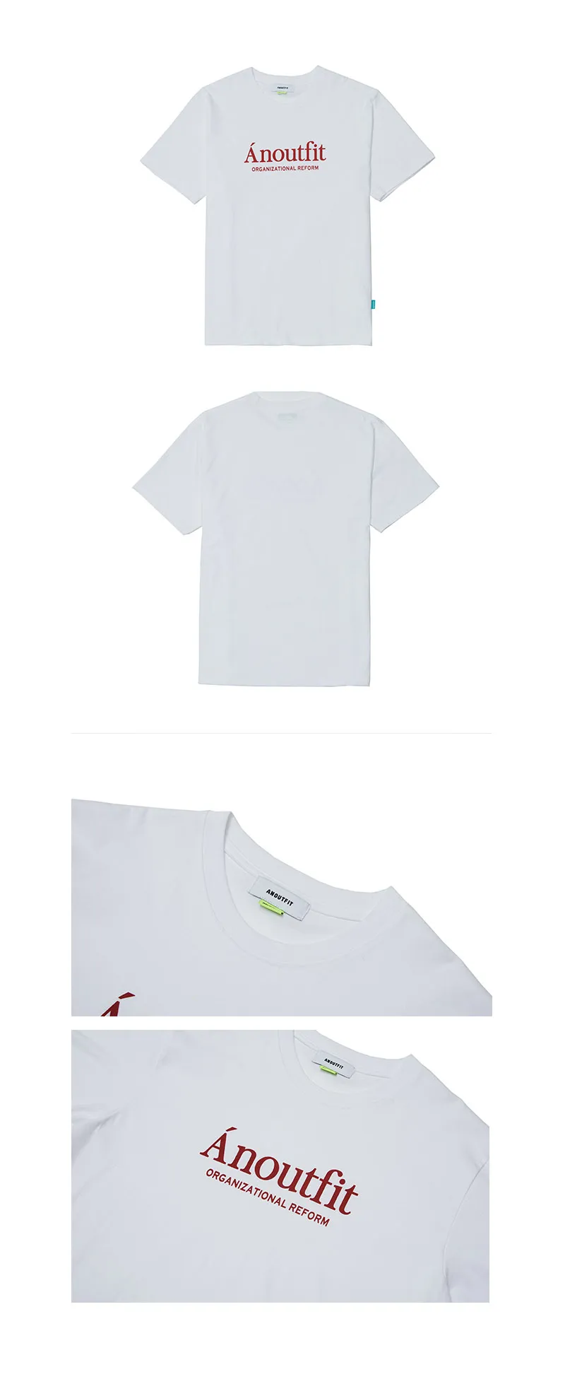 ユニセックスシグネチャーロゴTシャツ(ホワイト) | 詳細画像5
