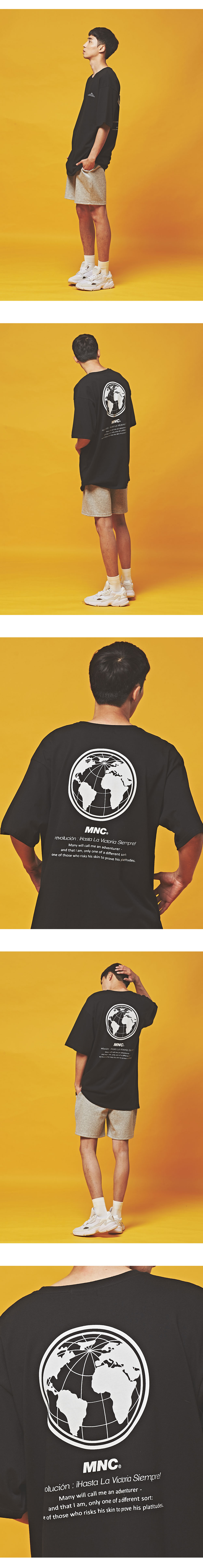 MNCロゴハーフTシャツ(ブラック) | 詳細画像3