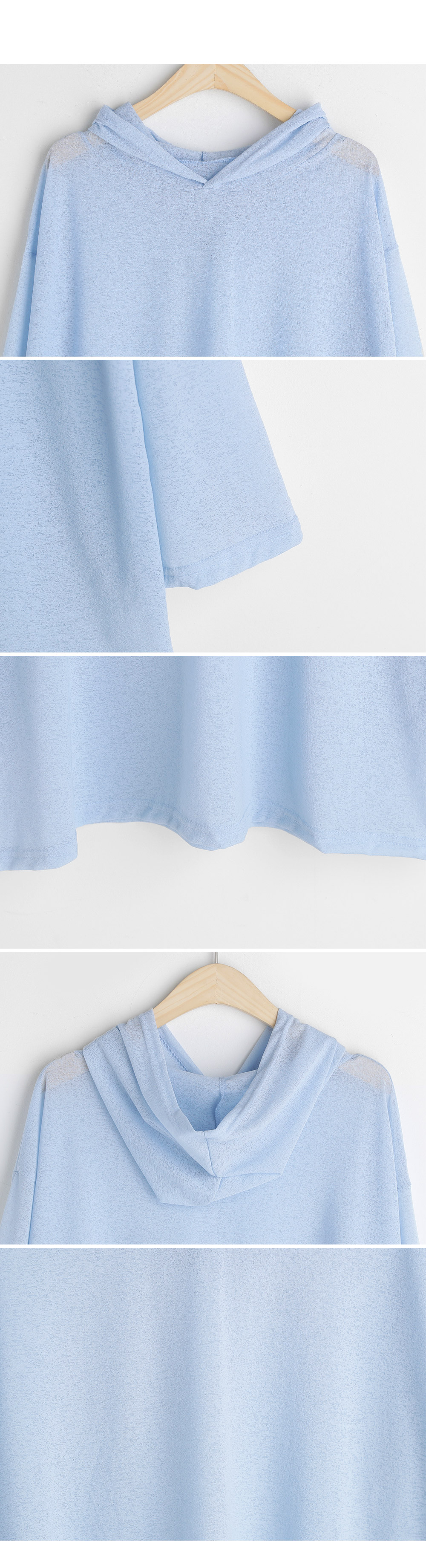 シアーフードTシャツ・全4色 | DHOLIC | 詳細画像5