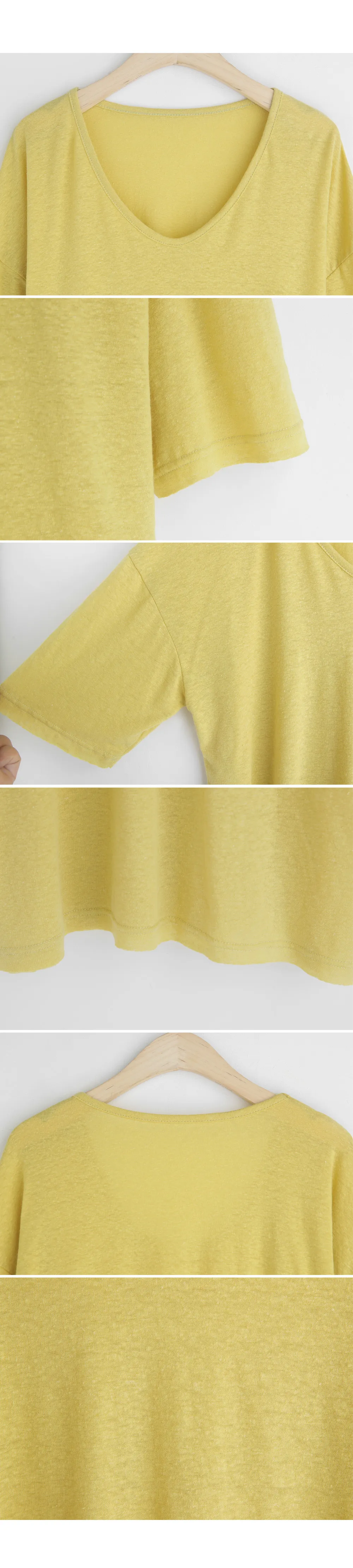 UネックルーズフィットTシャツ・全4色 | DHOLIC | 詳細画像6