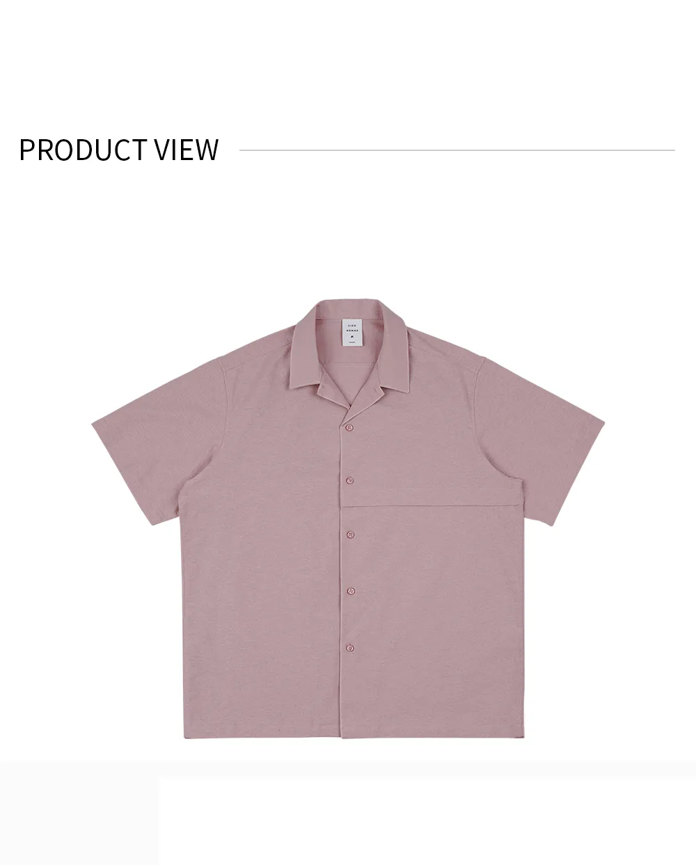 開襟ステッチボックスシャツ(ピンク) | 詳細画像11