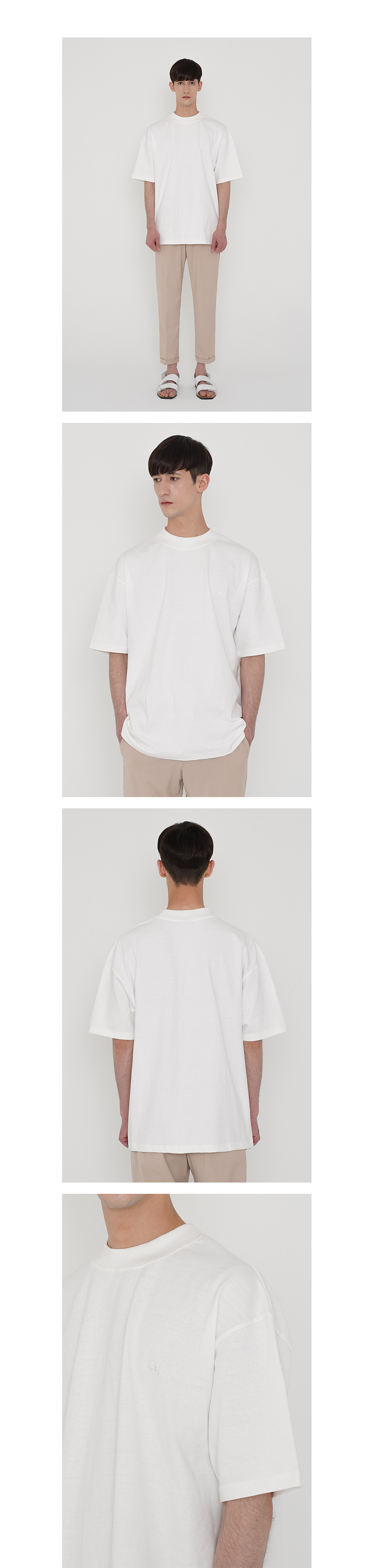 ♠H刺繍Tシャツ(ブラック) | 詳細画像7