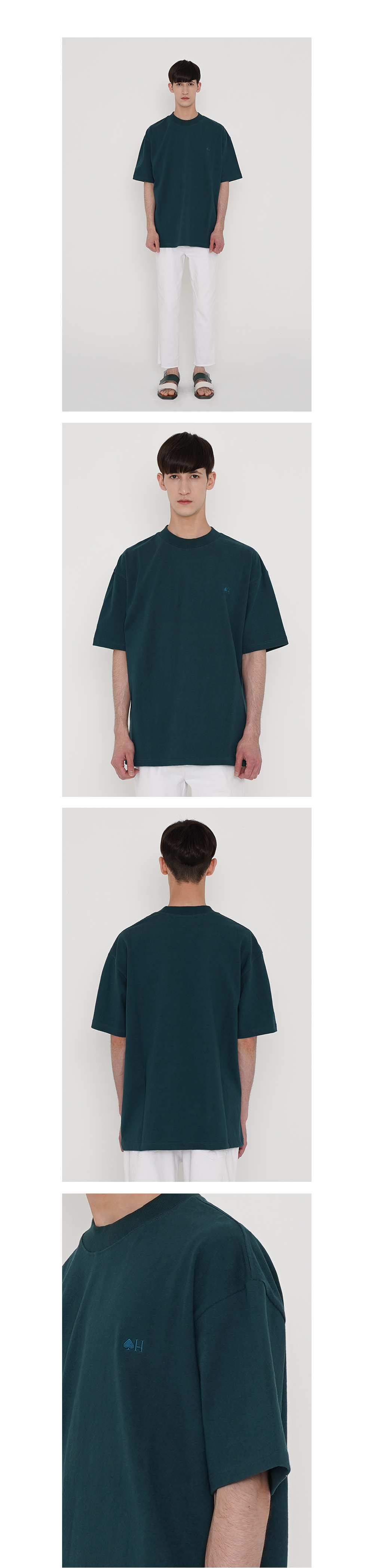 ♠H刺繍Tシャツ(ブラック) | 詳細画像8