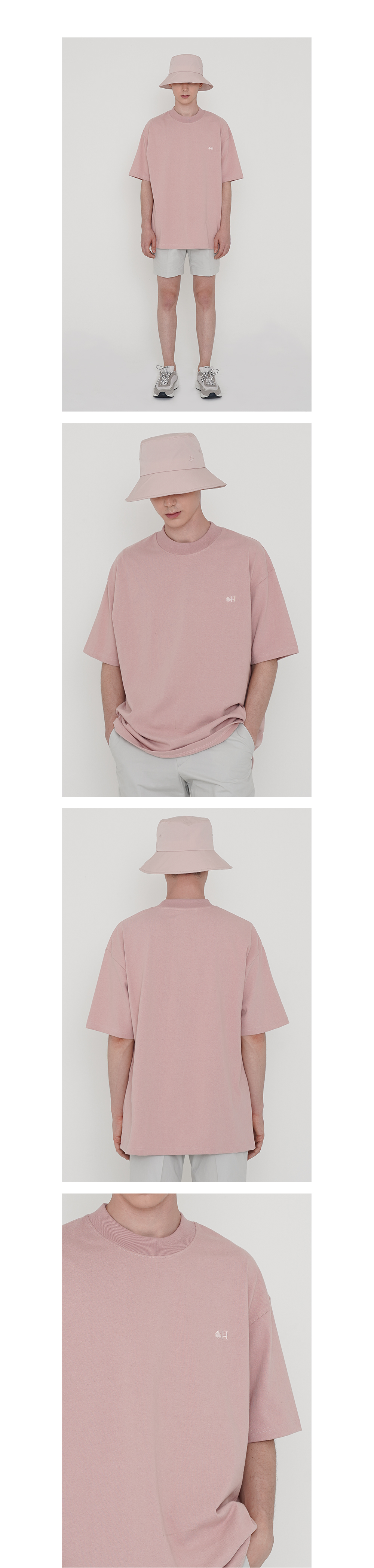♠H刺繍Tシャツ(ピンク) | 詳細画像5