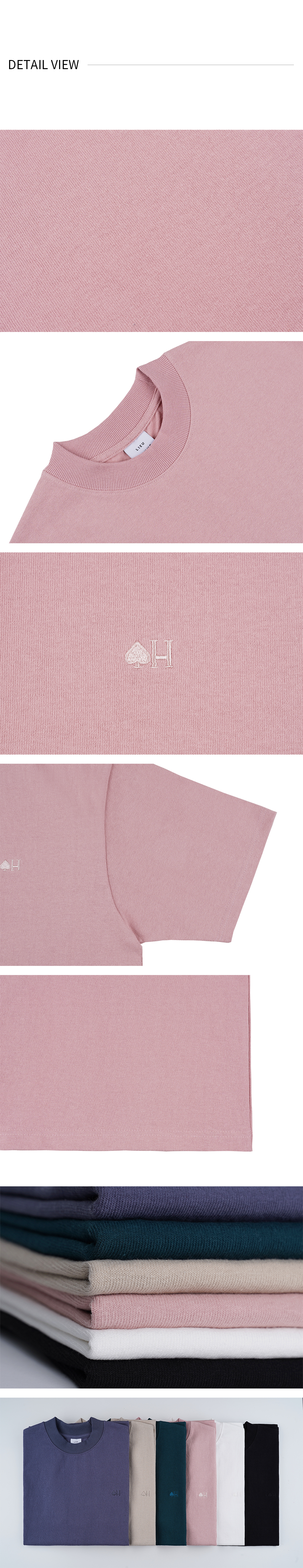 ♠H刺繍Tシャツ(ピンク) | 詳細画像10