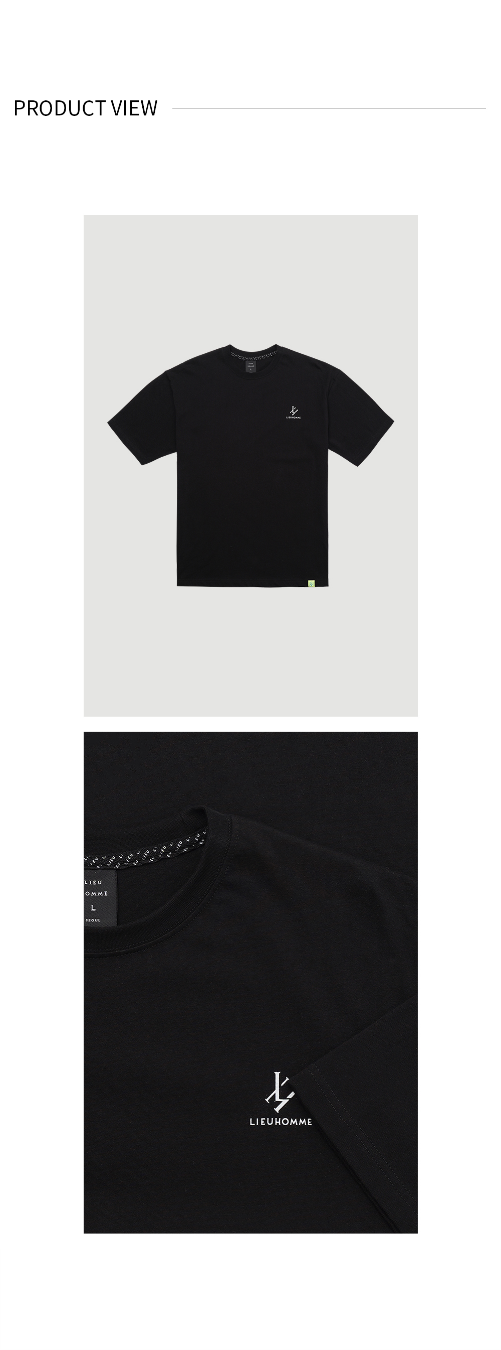 HLミニレタリングTシャツ(ブラック) | 詳細画像9