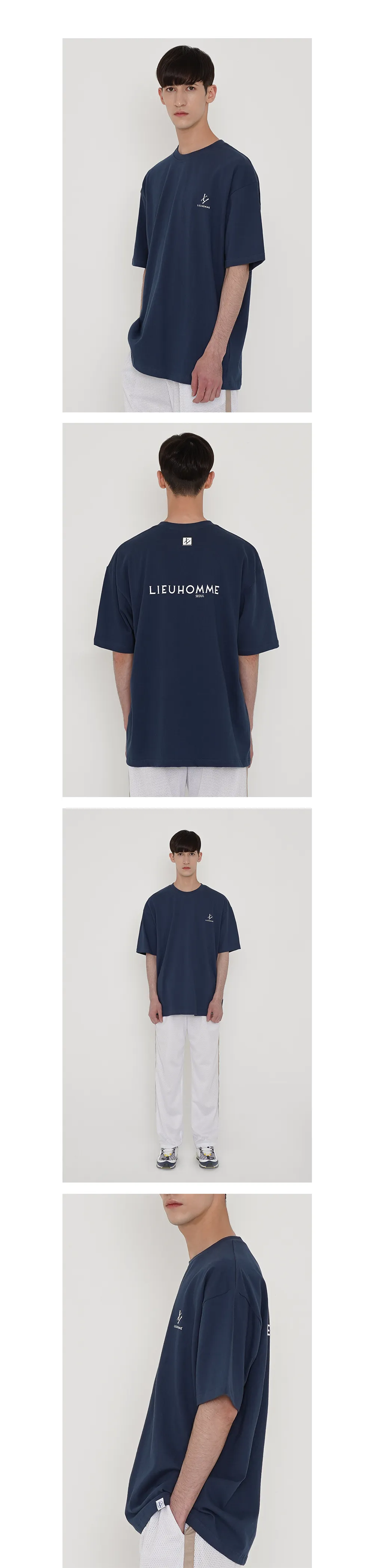 HLミニレタリングTシャツ(ブルー) | 詳細画像4