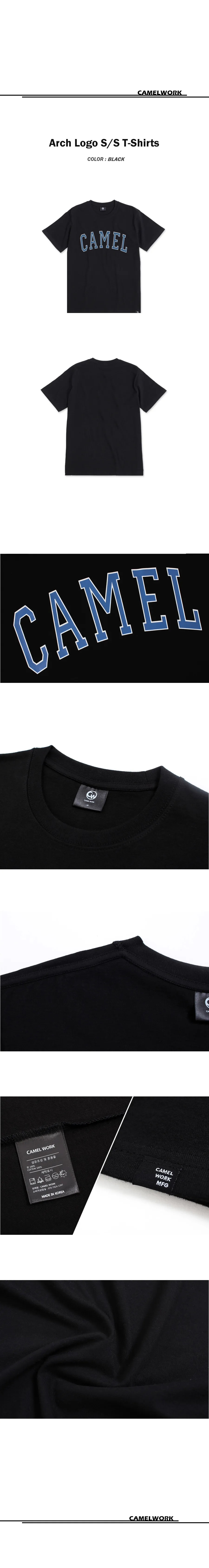 CAMEL半袖Tシャツ(ブラック) | 詳細画像4