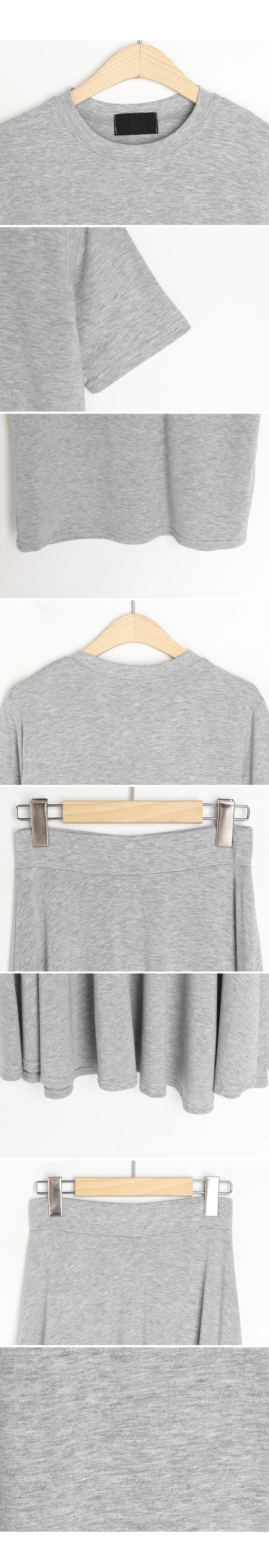 ソフトTシャツ&フレアスカートSET・全2色 | DHOLIC | 詳細画像5