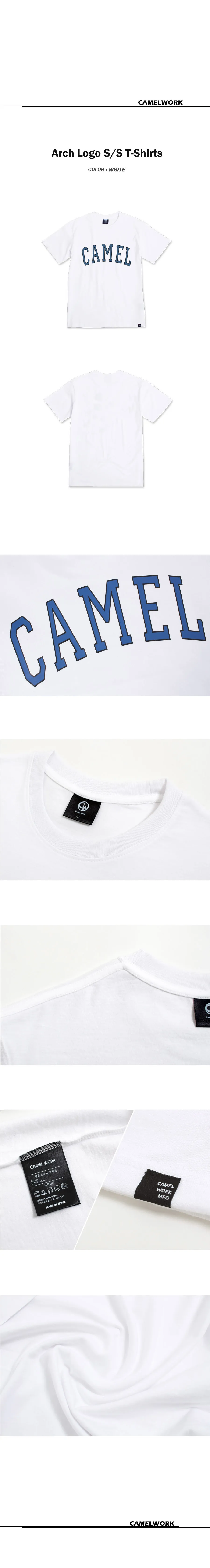 CAMEL半袖Tシャツ(ホワイト) | 詳細画像4