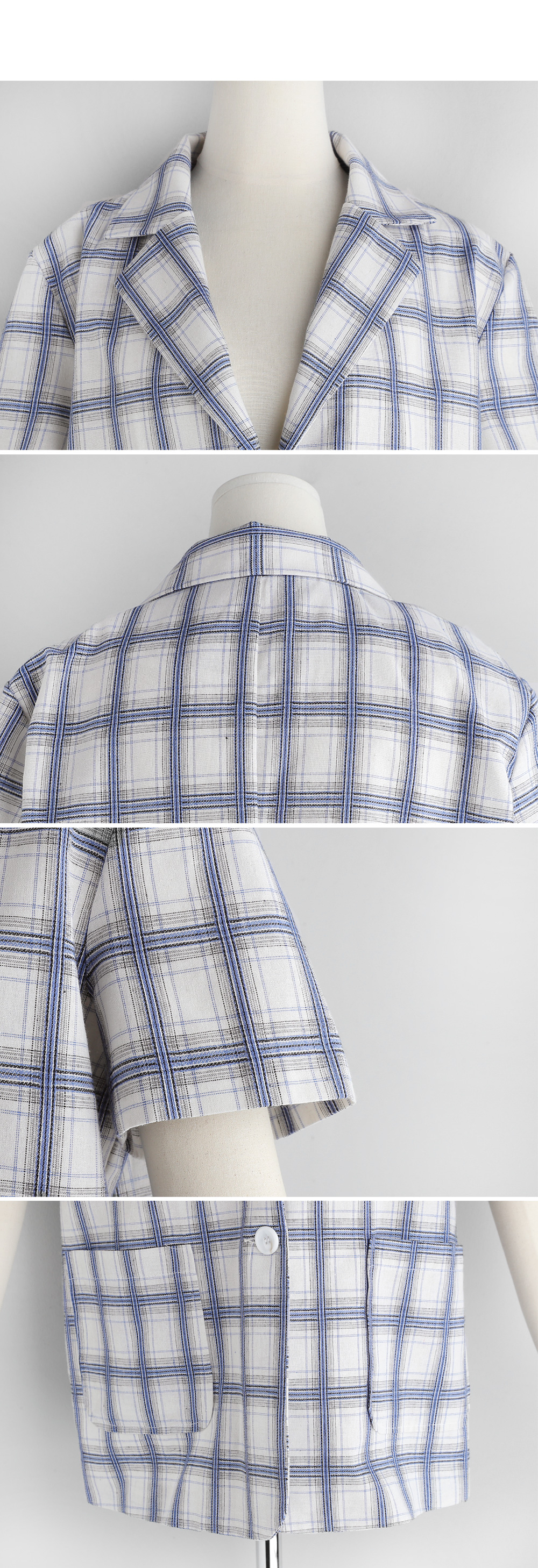 2TYPE半袖ミドルジャケット&ボタンスリットスカートSET・全4色 | DHOLIC | 詳細画像6