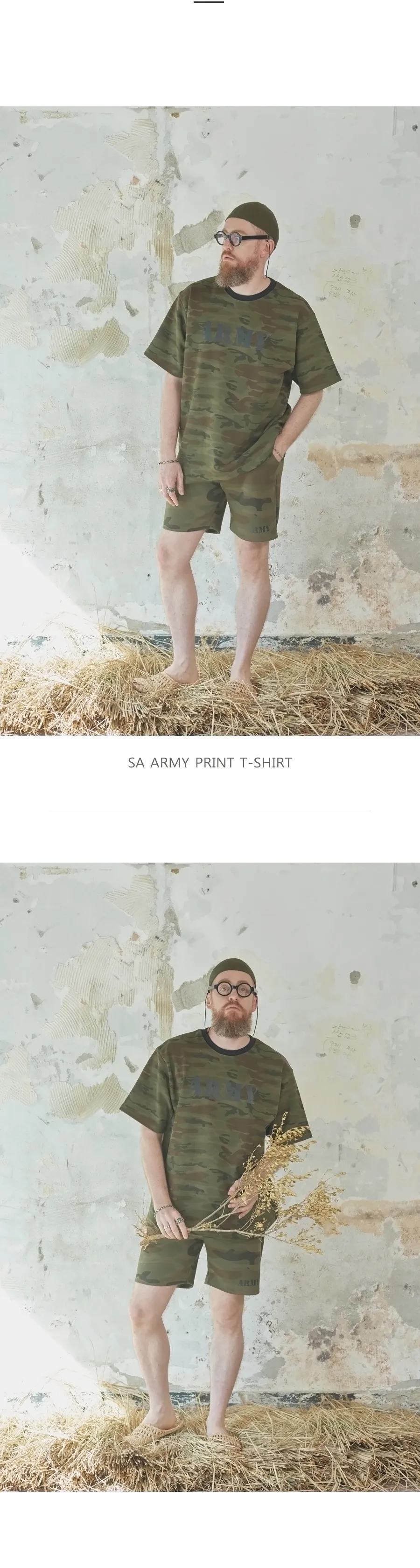 ARMYプリントTシャツ(カモフラージュ) | 詳細画像2
